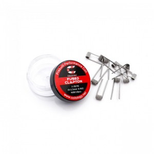 Coilology Ni80 Fused Clapton Prebuilt Coil 28GA 0.46ohm (10pcs)