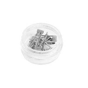 Coilology Ni80 Tri-Core Fused Clapton Prebuilt Coil 26GA 0.21ohm (10pcs)