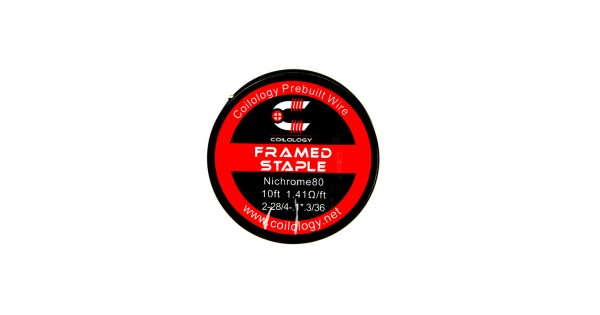 Coilology Ni80 Framed Staple Wire 2*28 (3m)