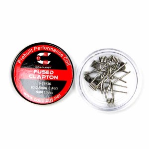 Coilology Ni80 Fused Clapton Prebuilt Coil 28GA 0.46ohm (10pcs)