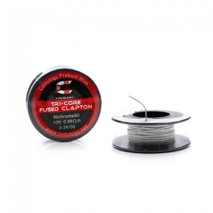 Coilology Ni80 Tri-Core Fused Clapton Wire 3-28 (3m)