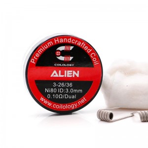 Coilology Ni80 Alien Prebuilt Coil 3mm 0.1ohm (2pcs)