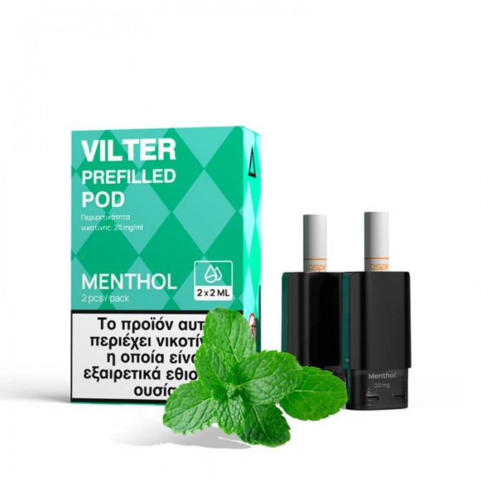 Aspire Vilter Prefilled Pod Menthol 2ml