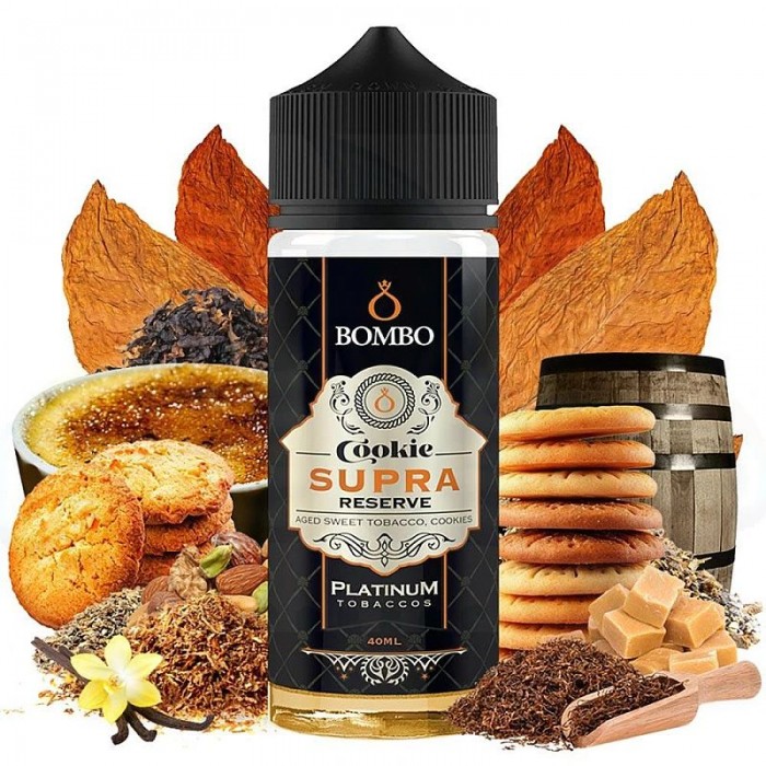 Bombo Platinum Tobaccos Cookie Supra Reserve 40->120ml