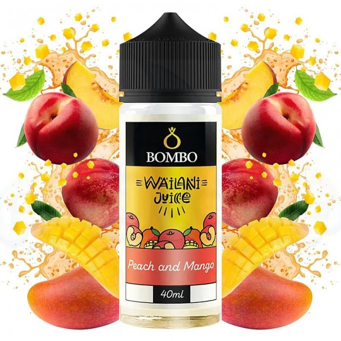 Bombo Wailani Juice Peach and Mango 40->120ml