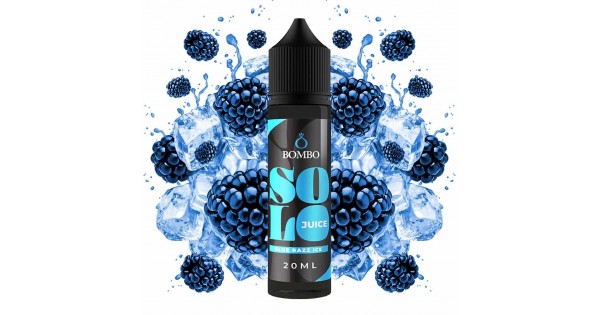 Bombo Solo Juice Blue Razz Ice 20->60ml