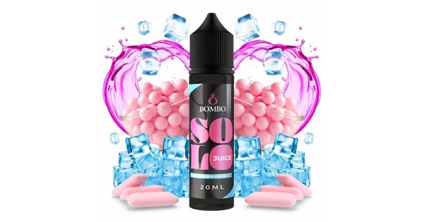 Bombo Solo Juice Bubblegum Ice 20->60ml