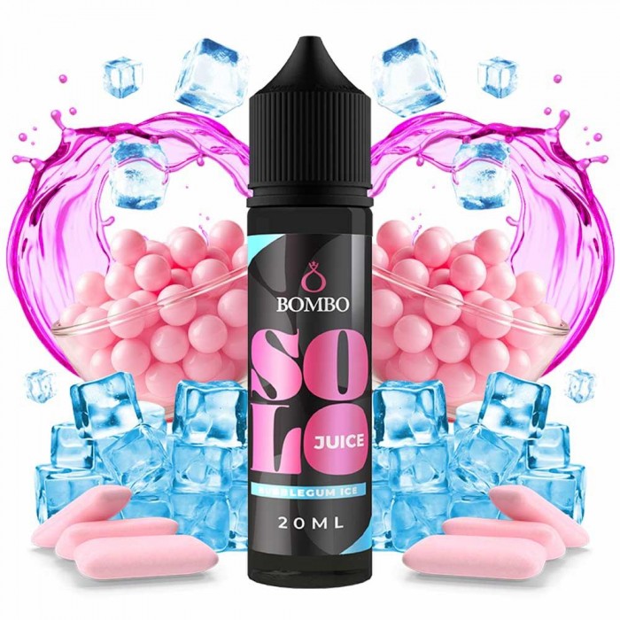 Bombo Solo Juice Bubblegum Ice 20->60ml