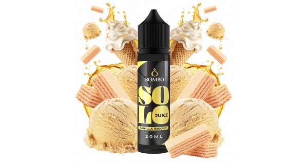 Bombo Solo Juice Vanilla Biscuit 15->60ml