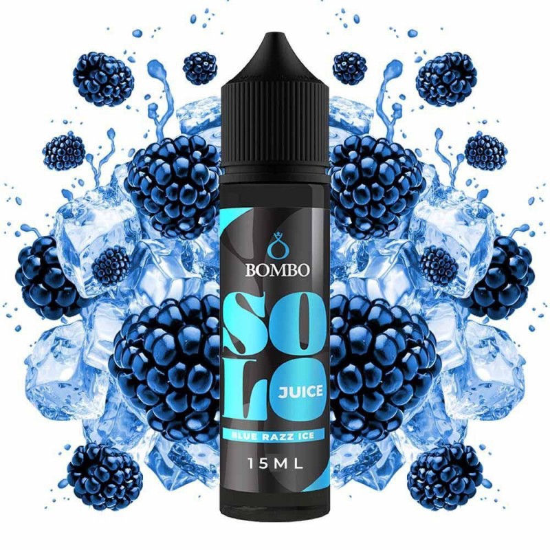 Bombo Solo Juice Blue Razz Ice 15/60ml Bombo Solo Juice Blue Razz Ice 15/60ml