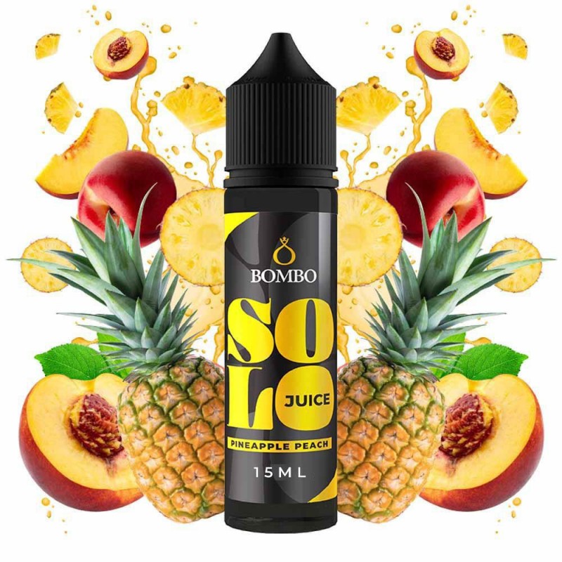 Bombo Solo Juice Pineapple Peach 15/60ml Bombo Solo Juice Pineapple Peach 15/60ml