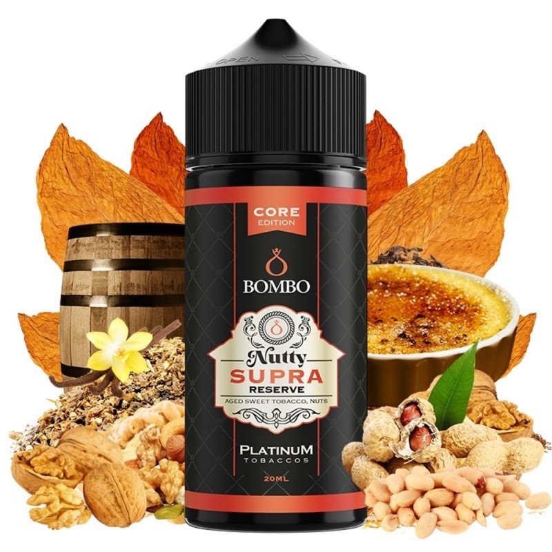 Bombo Platinum Tobaccos Nutty Supra Reserve Core Edition 20ml/120ml