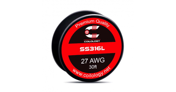 Coilology SS316L 27GA 30ft Wire