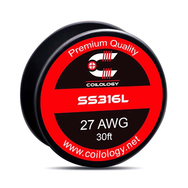 Coilology SS316L 27GA 30ft Wire