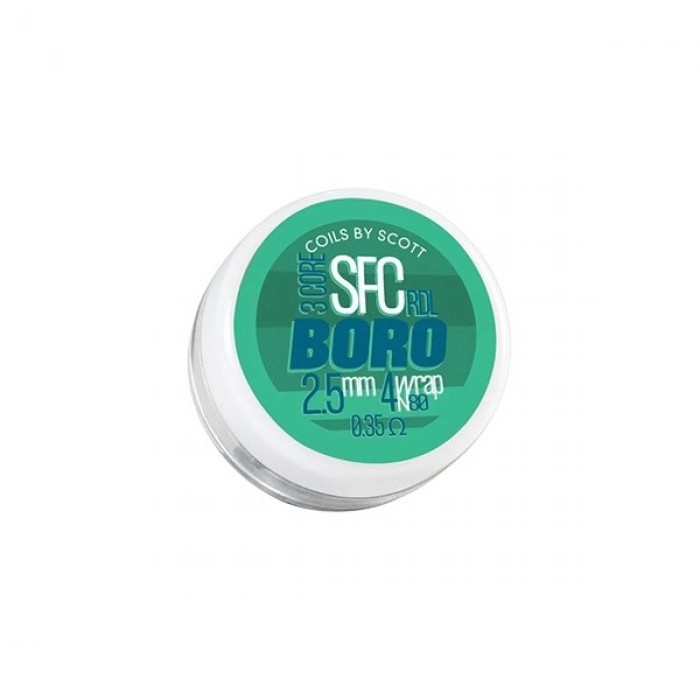 Coils By Scott Ni80 SFC Boro Staggered 0.35Ohm 2pcs