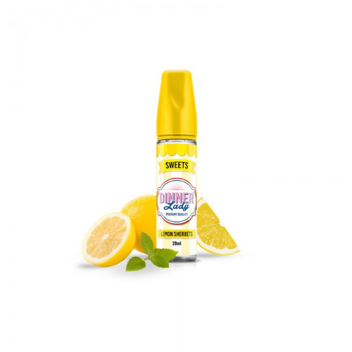 Dinner Lady Lemon Lemon Sherbets 20->60ml Dinner Lady Lemon Lemon Sherbets 20->60ml