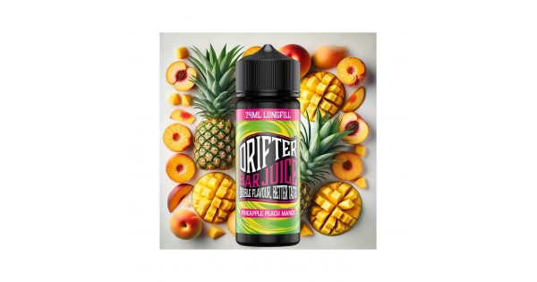 Drifter Bar Juice Pineapple Peach Mango 24->120ml
