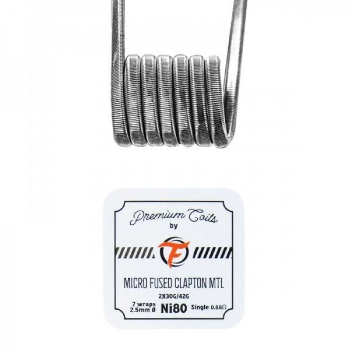 Fumytech Micro Fused Clapton Ni80 0.88Ohm 10pcs