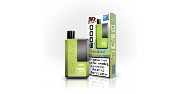 IVG Smart 6000 Disposable Frozen Lemon 20mg 2ml+10ml