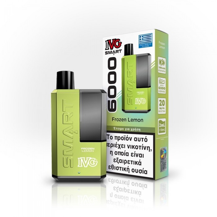 IVG Smart 6000 Disposable Frozen Lemon 20mg 2ml+10ml