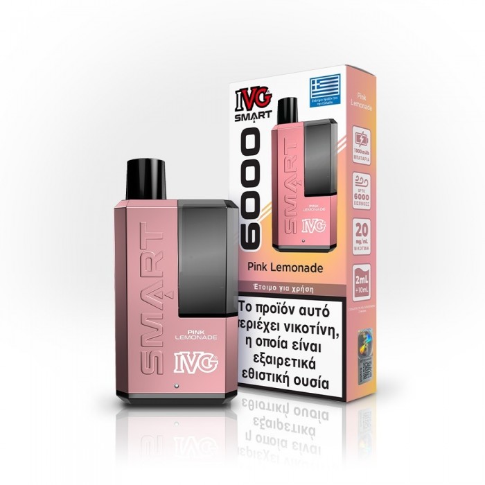 IVG Smart 6000 Disposable Pink Lemonade 20mg 2ml+10ml