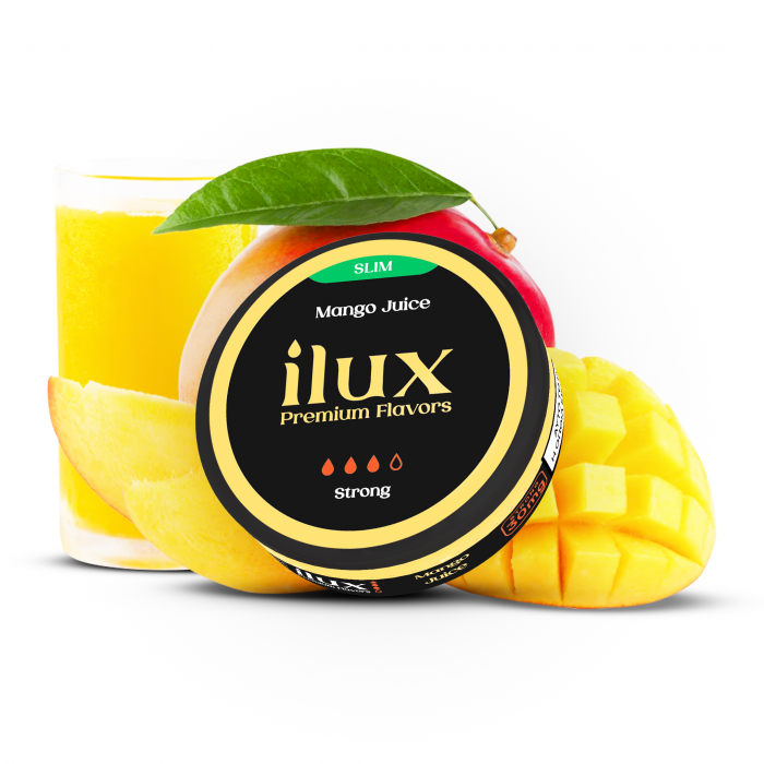 Ilux Nicotine Pouches Slim Mango Juice Strong