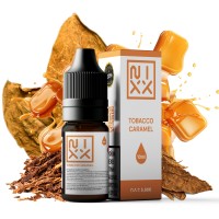 NIXX Tobacco Caramel Salt E-Liquid 10ml 20mg