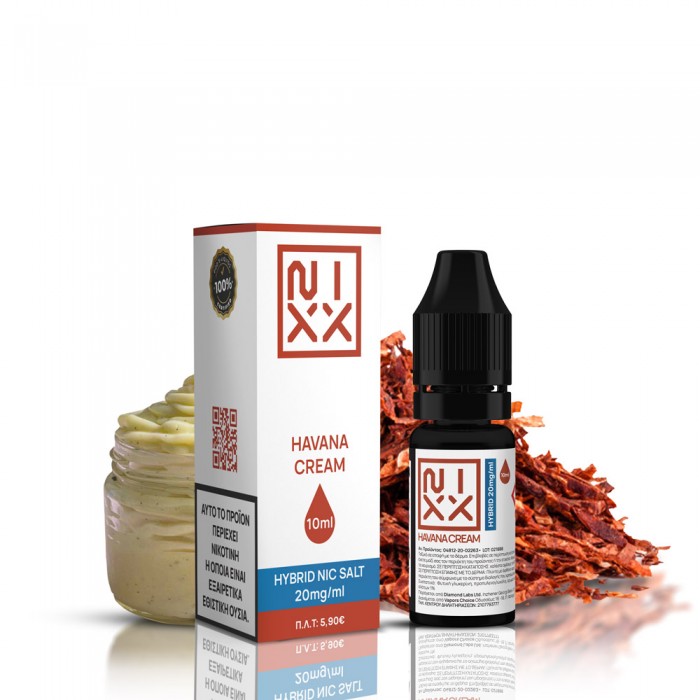 NIXX Havana Cream Salt E-Liquid 10ml 20mg