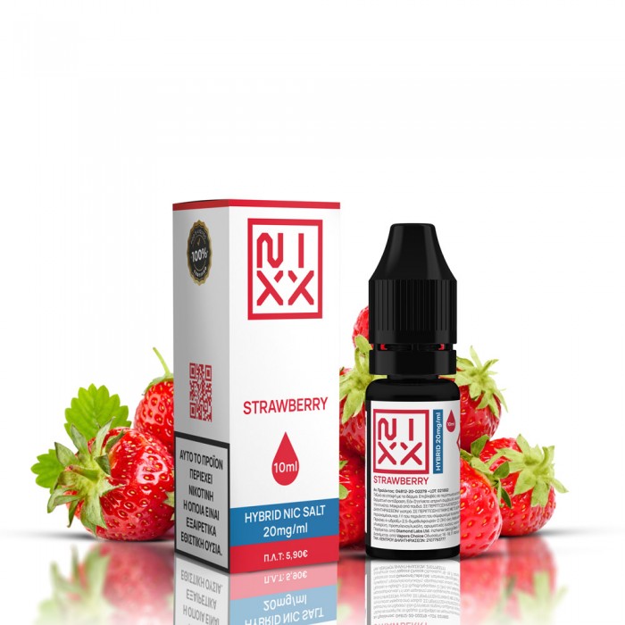 NIXX Strawberry Salt E-Liquid 10ml 20mg