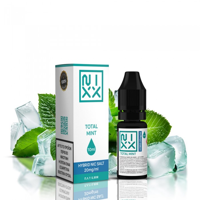 NIXX Total Mint Salt E-Liquid 10ml 20mg