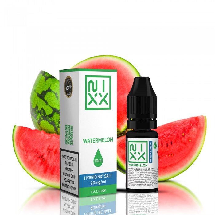 NIXX Watermelon Salt E-Liquid 10ml 20mg