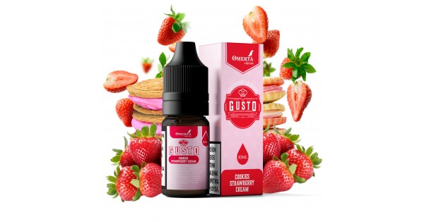 Gusto Cookies Strawberry Cream E-Liquid 10ml