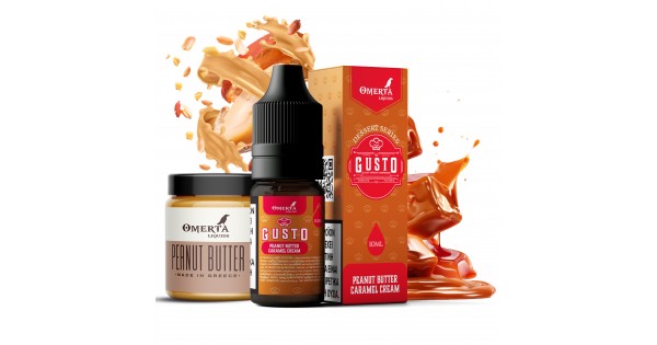 Gusto Peanut Butter Caramel Cream E-Liquid 10ml