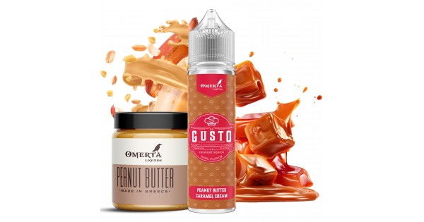 Gusto Peanut Butter Caramel Cream 10->60ml