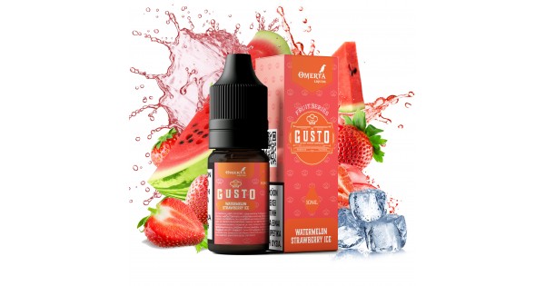 Gusto Watermelon Strawberry Ice E-Liquid 10ml