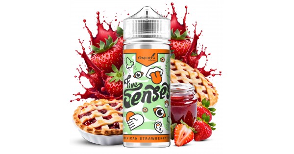 5Senses American Strawberry Pie 30->120ml