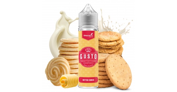 Gusto Butter Cookie 10->60ml