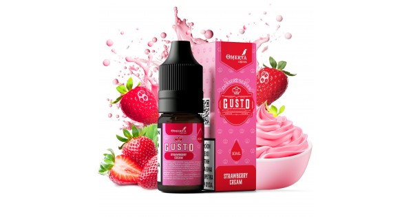 Gusto Strawberry Cream E-Liquid 10ml