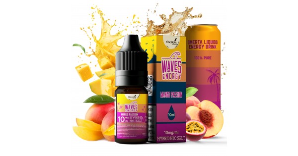 Waves Energy Mango Passion Salt E-Liquid 10ml