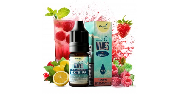 Waves Pink Lemonade Salt E-Liquid 10ml