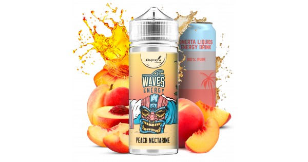 Waves Energy Peach Nectarine 30->120ml