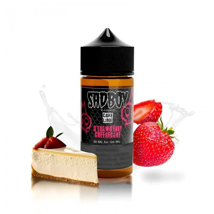 Sad Boy Strawberry Cheesecake 30->120ml