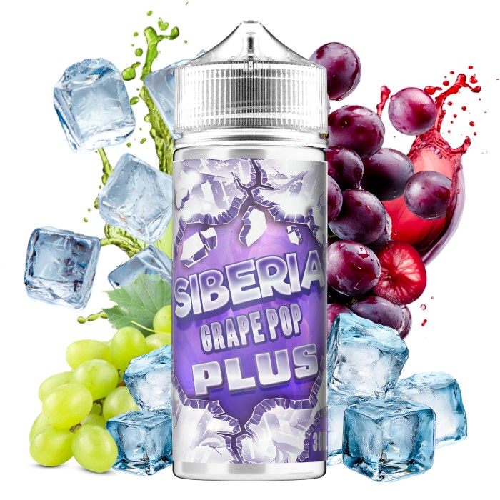 Siberia Grape Pop PLUS 30->120ml