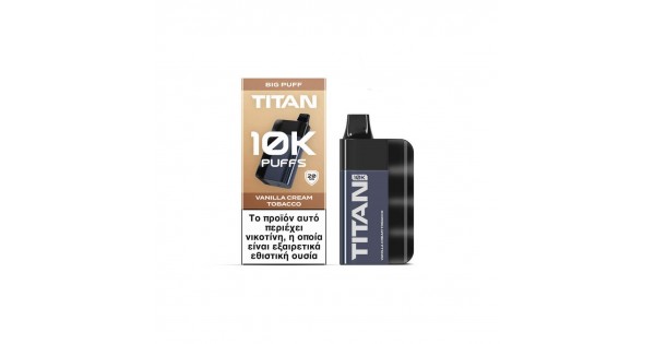 Titan Disposable Vanilla Cream Tobacco 8x2ml 20mg