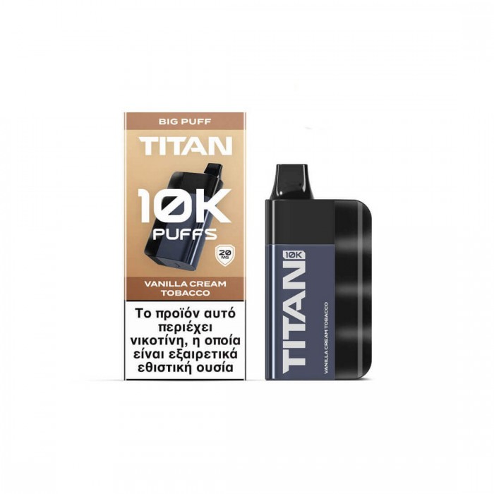 Titan Disposable Vanilla Cream Tobacco 8x2ml 20mg