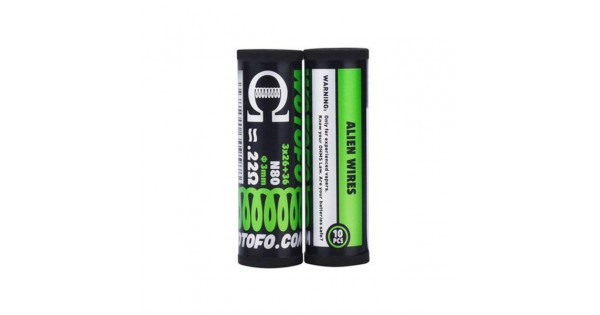 Wotofo Ni80 ALIEN Prebuilt Coils 3*26+36 10PCS 0.22Ohm