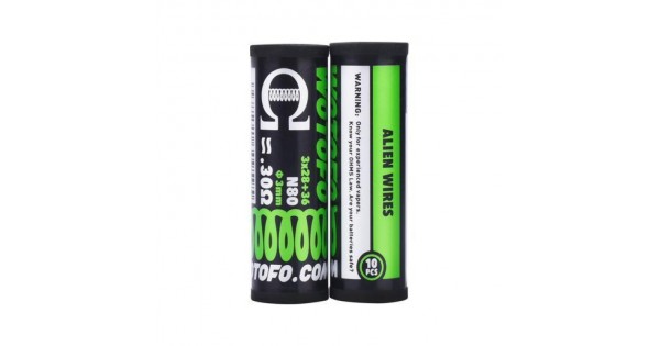 Wotofo Ni80 ALIEN Prebuilt Coils 3*28+36 10PCS 0.30Ohm