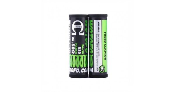 Wotofo Ni80 Fused Clapton Prebuilt Coils 26+38g 0.5Ohm 10pcs