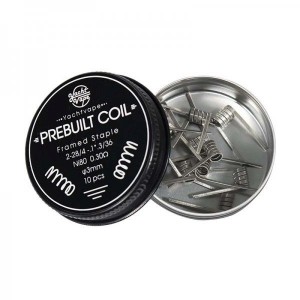 Yacht Vape Framed Staple Prebuild Coil Ni80 0.3Ohm