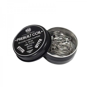 Yacht Vape Tri-Core Fused Clapton Prebuild Coil NI80 3.0mm 0.21Ohm 10Pcs